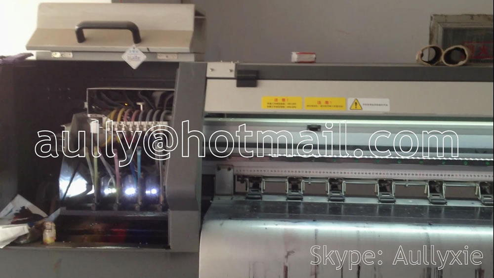 Konica 1024 Solvent Printer for Flex Banner and Sticker Fast Printing Speed HK1024 Printing at 2pass