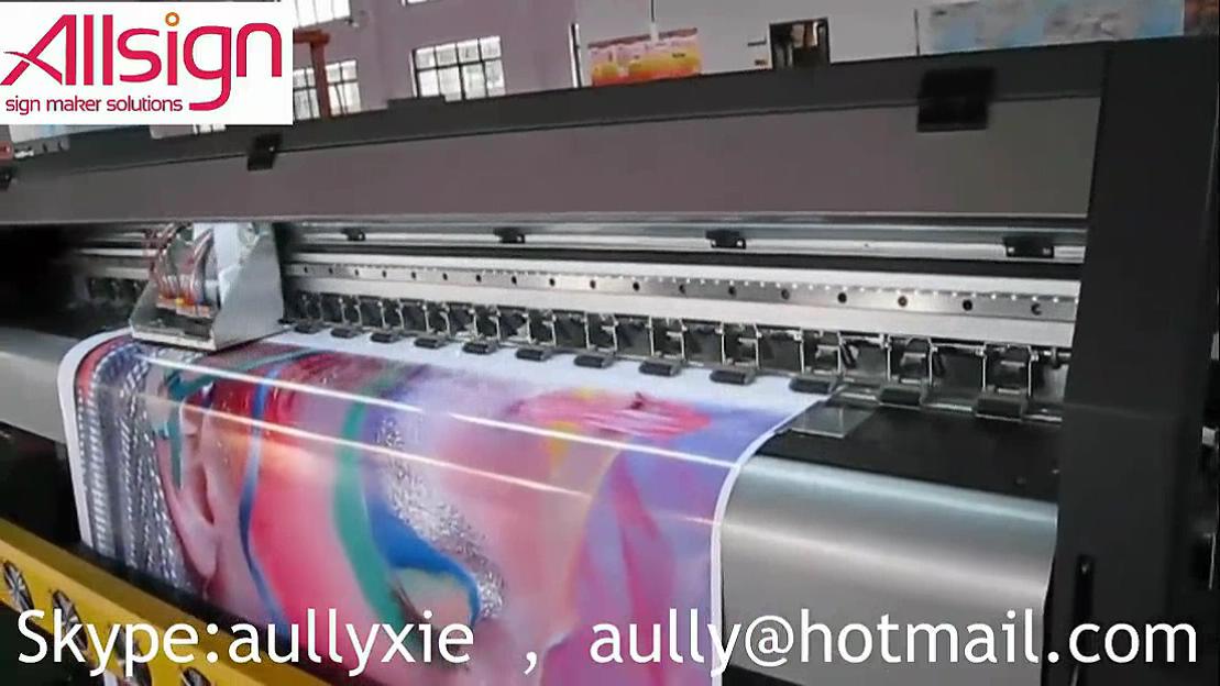 ECO Solvent Printer AS1802 Flex Banner Printing Machine