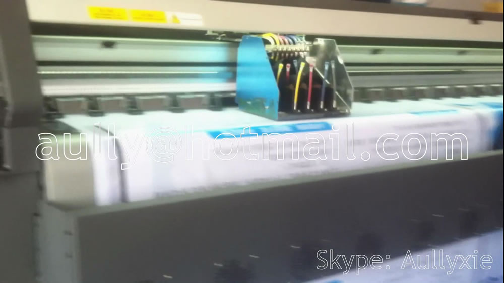 Konica Minolta Printers HK1024 with 8 Konica1024 heads printing by 2pass