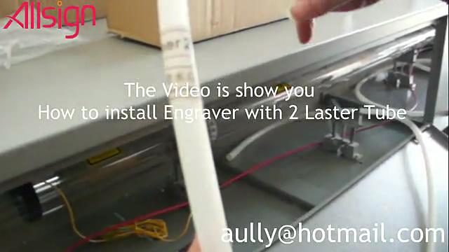 Laser Engraving Machine Training Video  (2 Laser Tube)