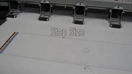 Proton Printer Calibration - Stepsize
