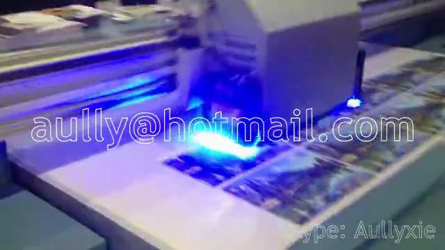 High Resolution Flatbed Printing Machine Galaxy UD-1312UFW LED UV Printer